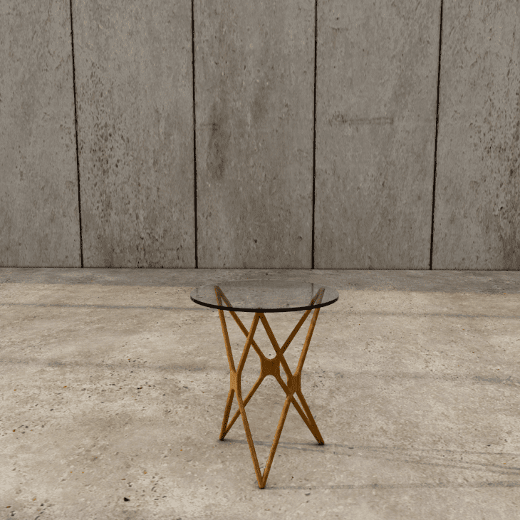 CT9153B Round Glass Coffee Table