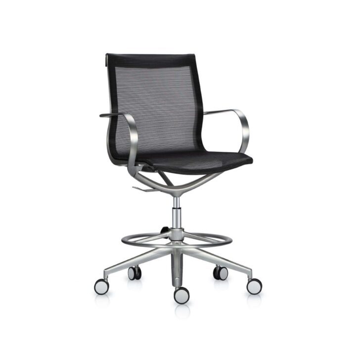Merc Medium Back Stool Chair - Image 2