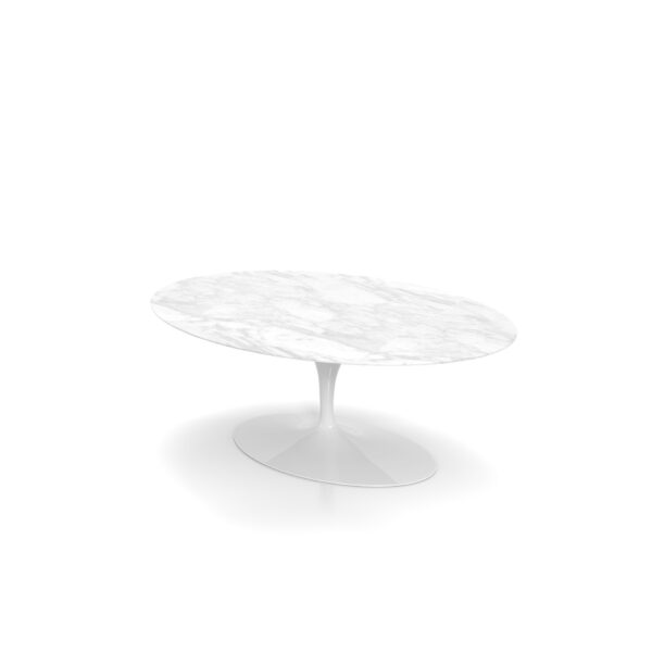 Meta - Oval Marble Center Coffee Table - Image 1